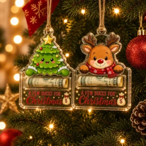 Christmas Cash Holder Ornament
